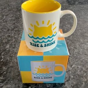 NWT Rise & Shine Cat Mug